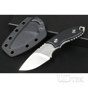 Self defense small full tang fixed knife with D2 blade UD2106563